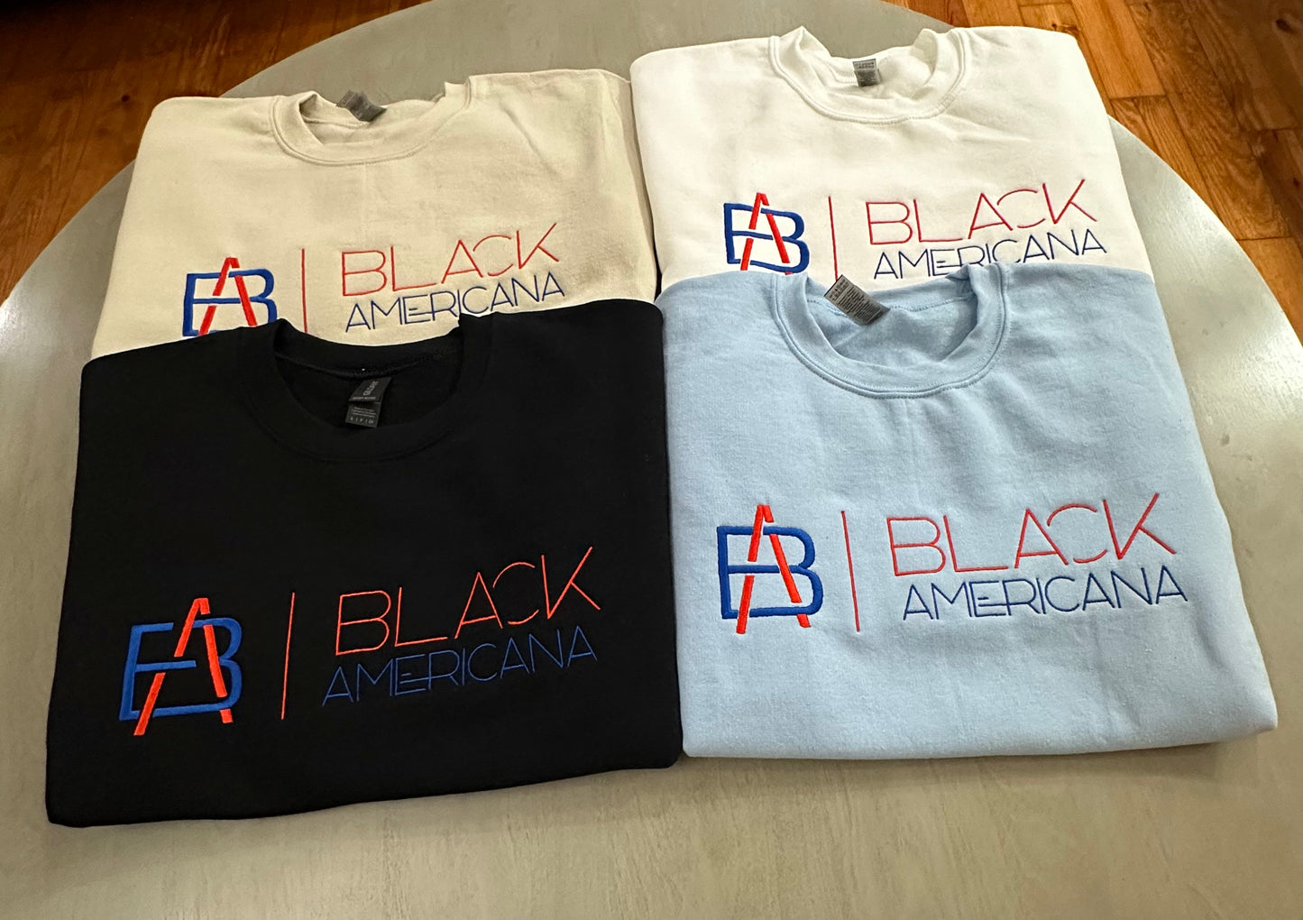 Black Americana Logo Unisex Sweatshirt