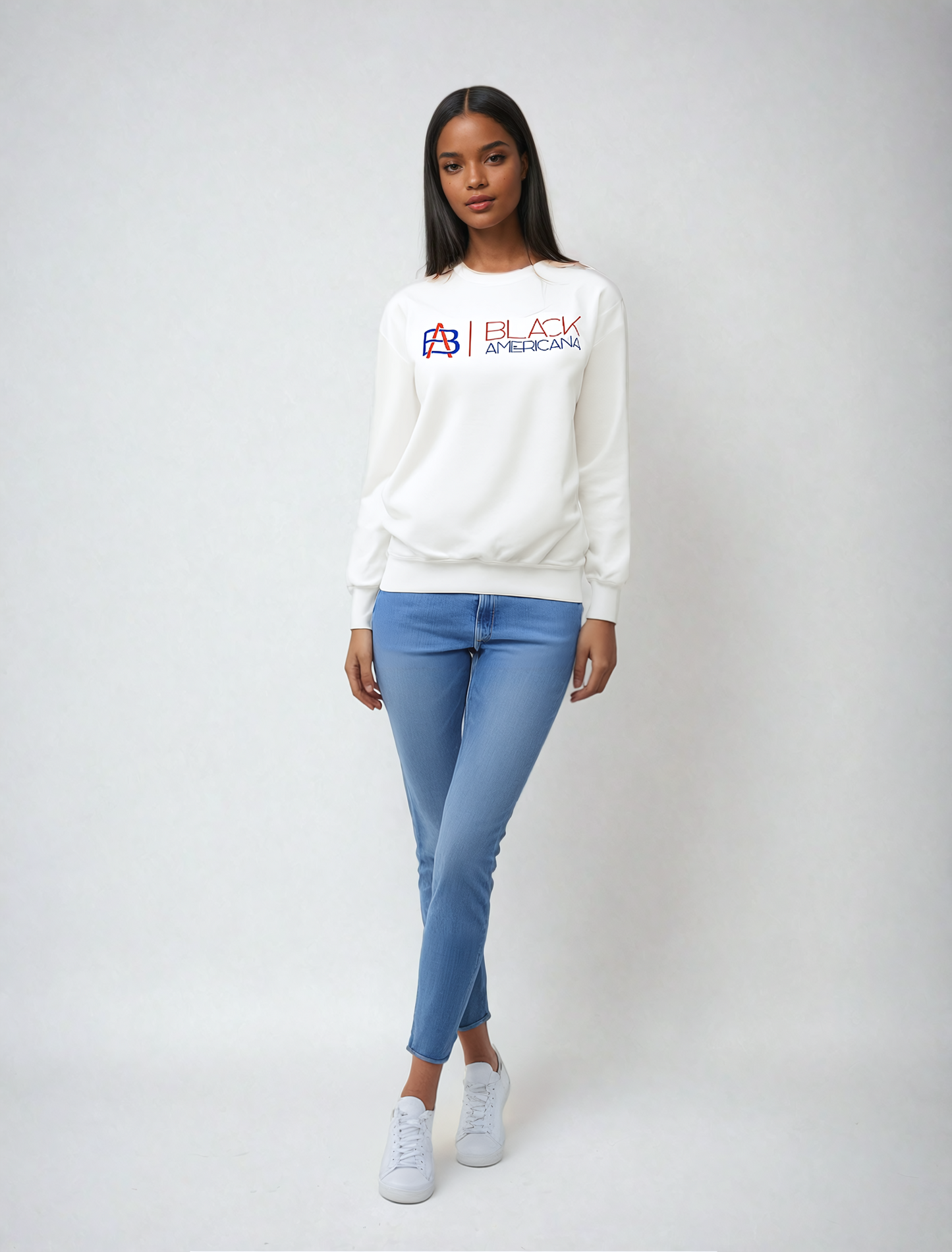 Black Americana Logo Unisex Sweatshirt